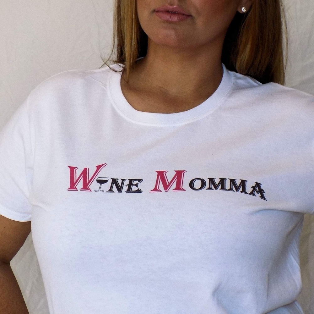 Wine Momma (R) Plain T-Shirt
